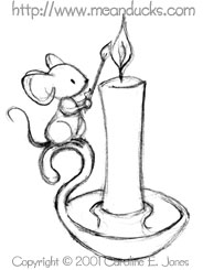 Candle Mouse